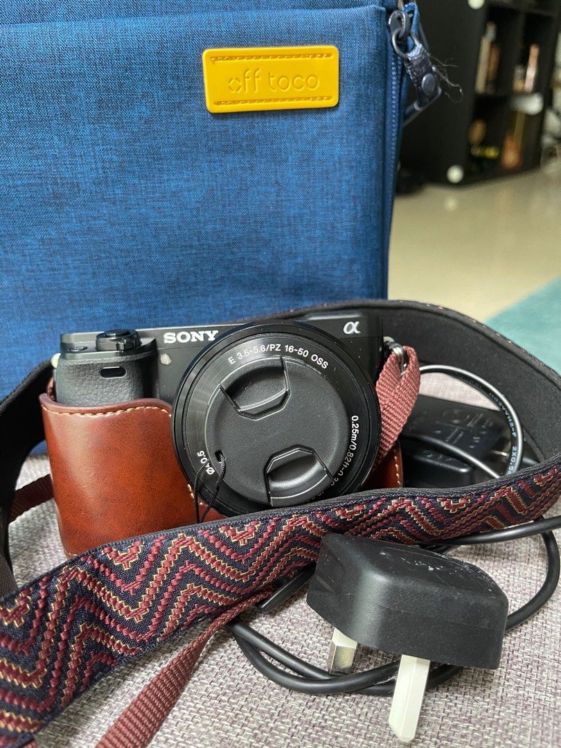 Sony A6000 with kit lens, Photography, Cameras on Carousell