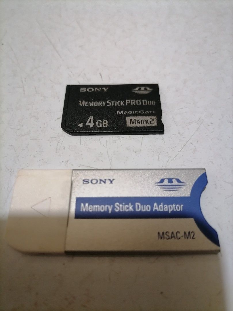 Sony PSP Memory Stick Pro Duo with Adapter 4GB, Mobile Phones & Gadgets