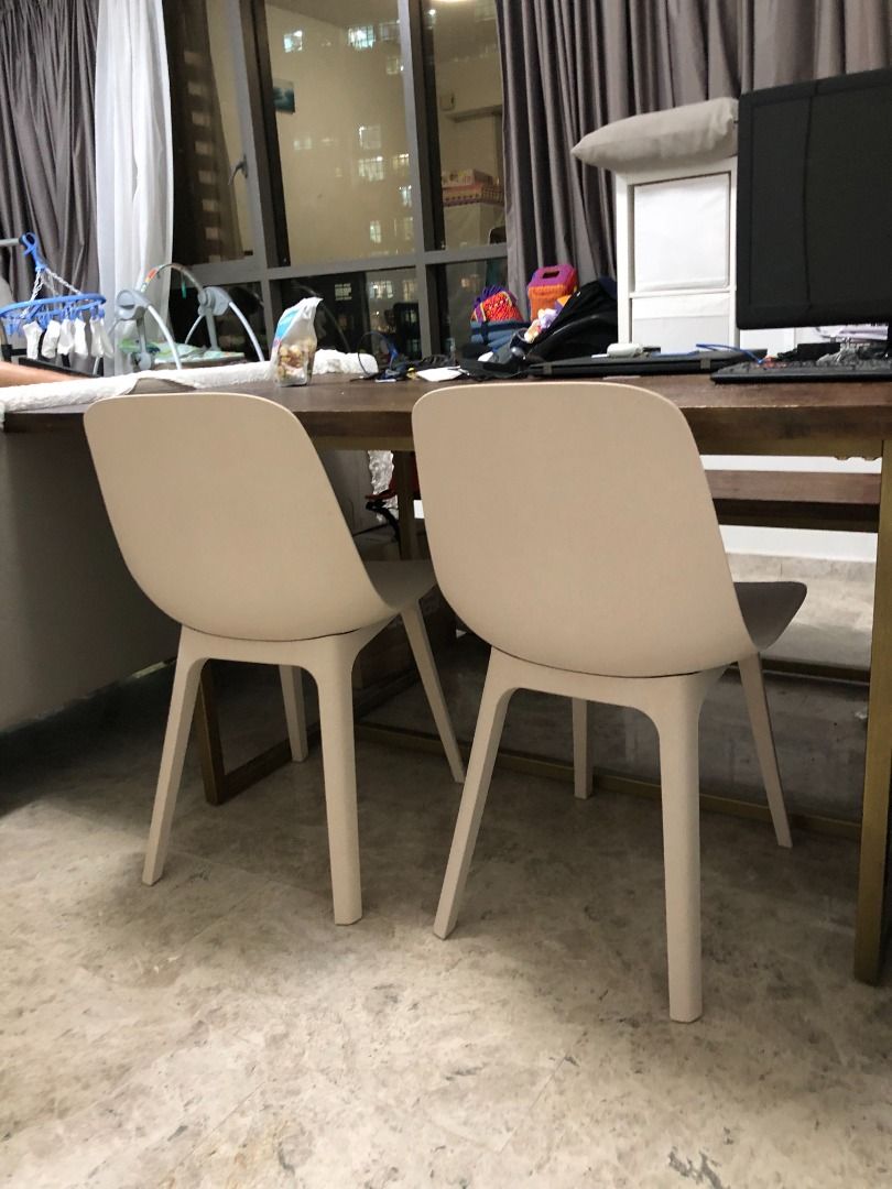Sturdy IKEA ODGER Dining/study Chair, Furniture & Home Living