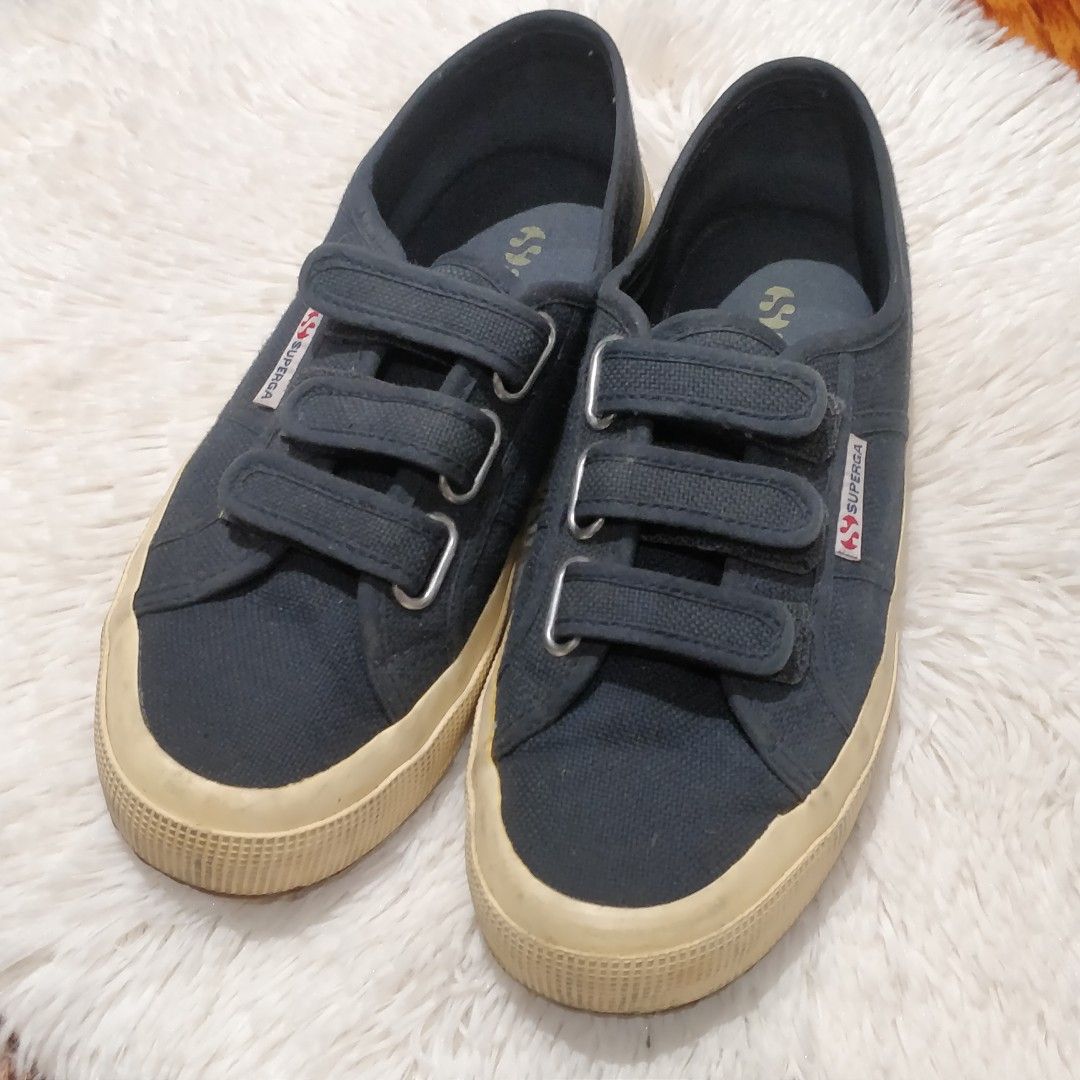 Superga best sale strap navy