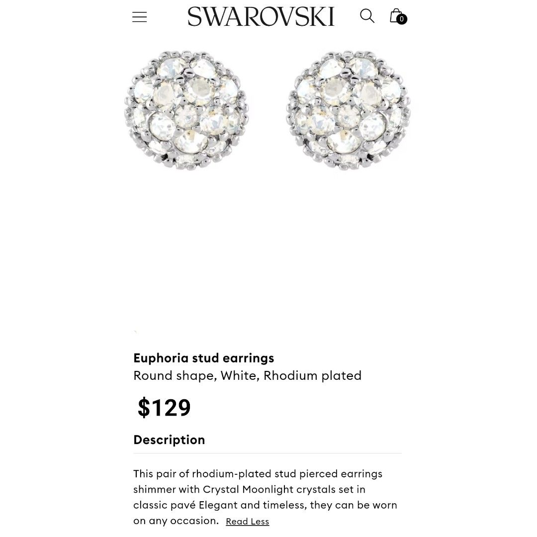 Swarovski euphoria earrings online