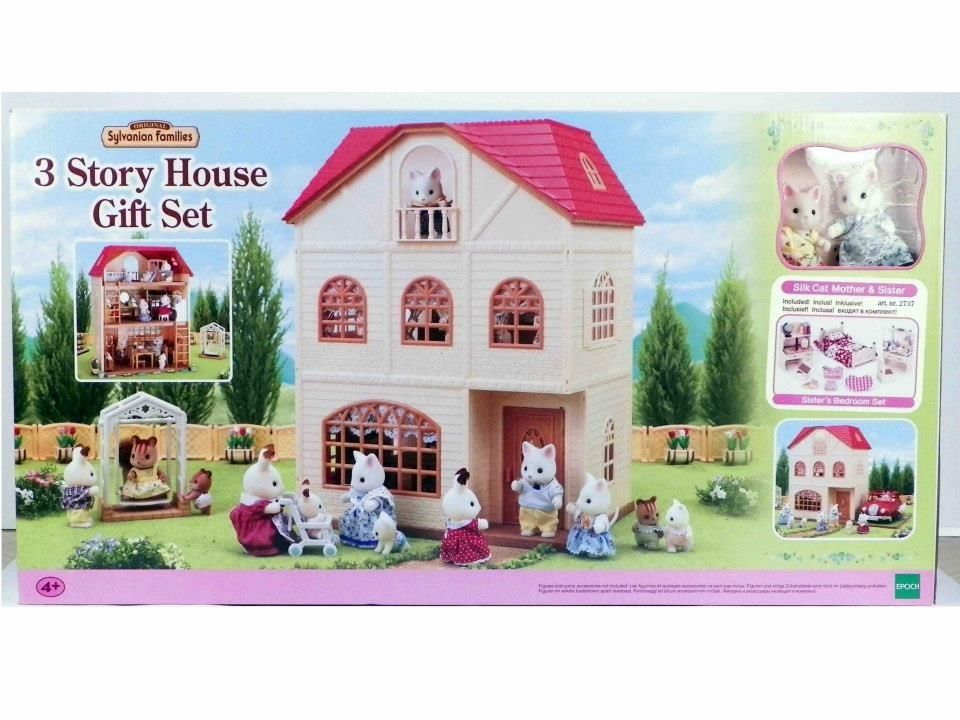 Sylvanian Families 3 story house gift set Hobbies Toys Toys