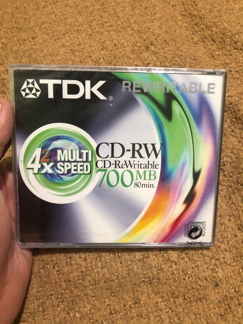 TDK cdrw 700mb bnew, Audio, Portable Audio Accessories on Carousell