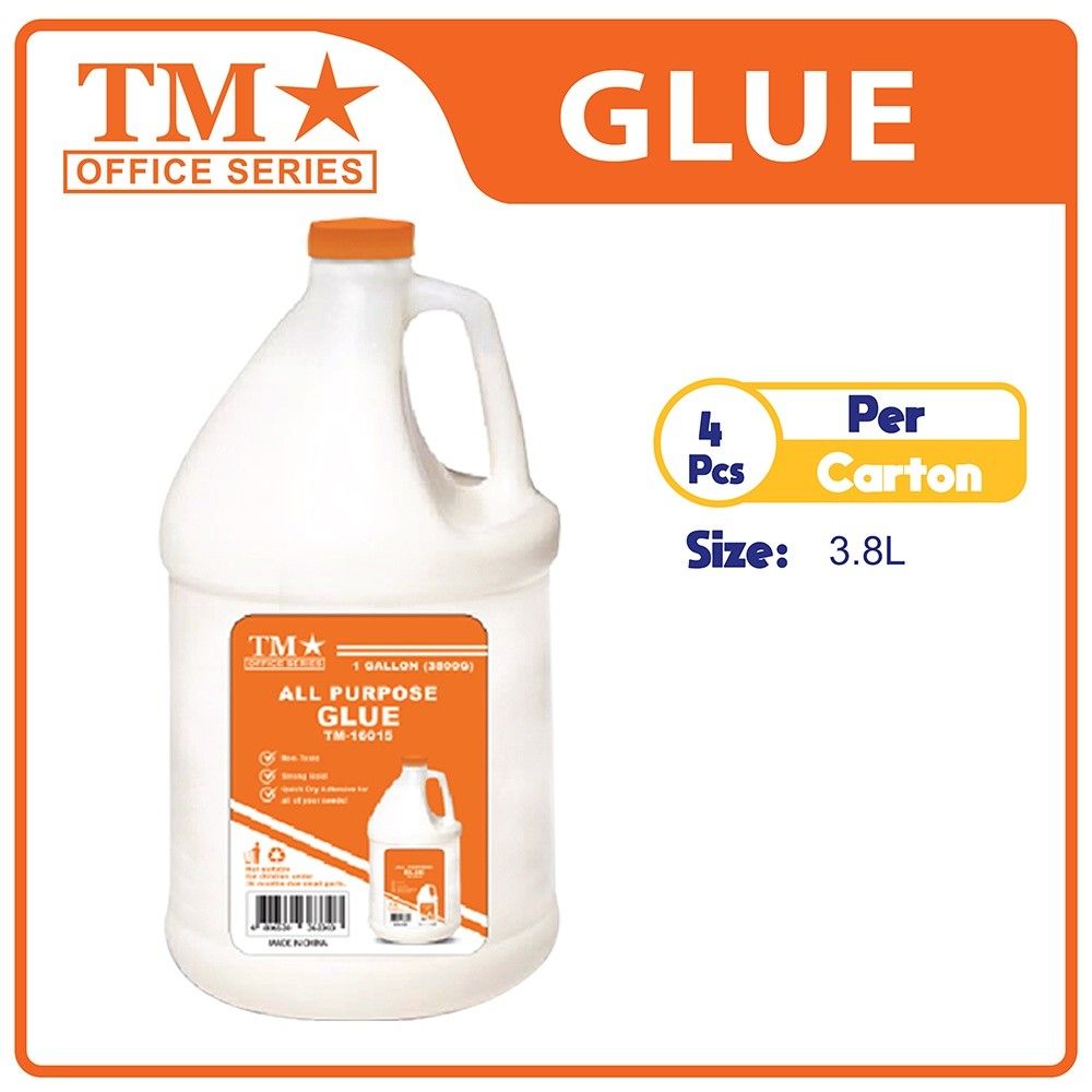TM All Purpose Glue 1 Gal x 4 pcs, Hobbies & Toys, Stationary & Craft,  Stationery & School Supplies on Carousell