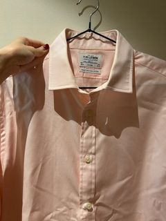 TM Lewin pink shirt
