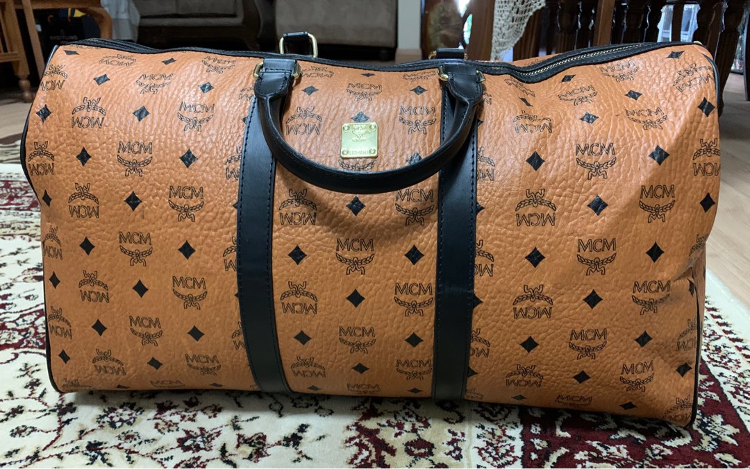 Mcm duffle shop bag replica