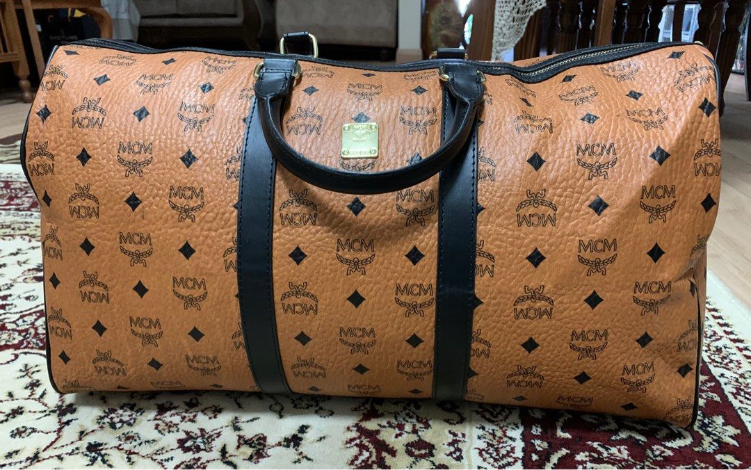 Mcm hotsell travel bag