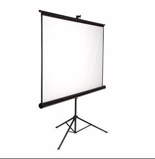 Tripod Projector Screen | 180° Viewing Angle | Height Adjustable | Easy to setup and carry