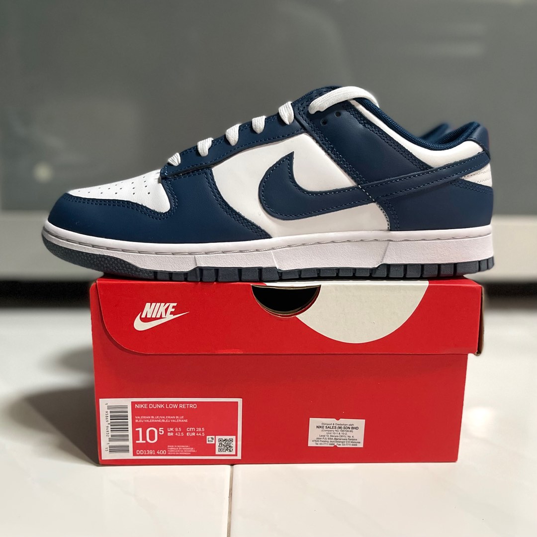 US 10.5 Nike Dunk Low Valerian Blue Men s Fashion Footwear