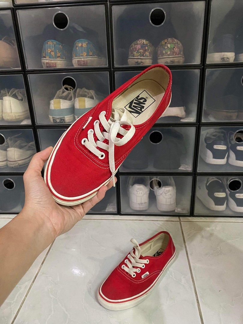 Classic cheap vans red