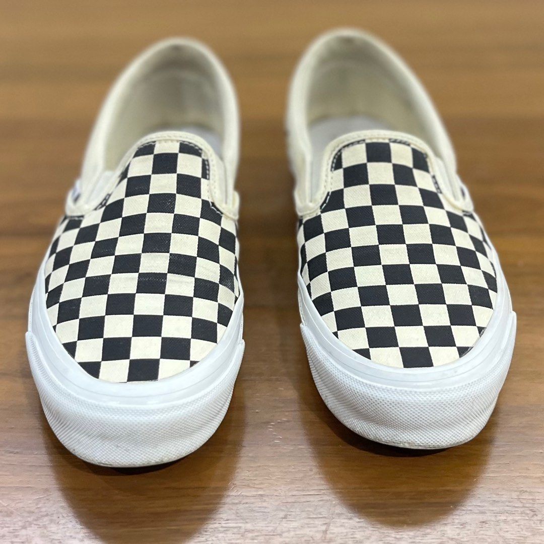 Vans slip on checkerboard vault og outlet