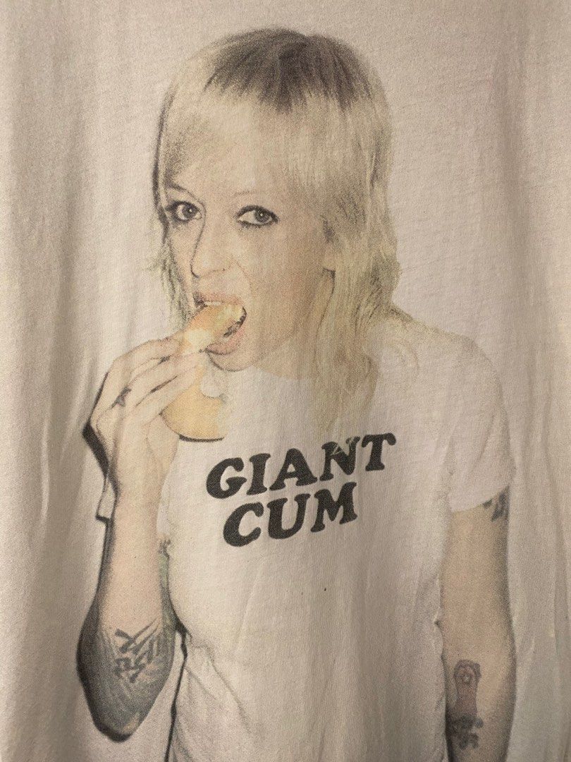 Vintage Blood is the new Black “Giant Cum” Tee By Dan Monick 