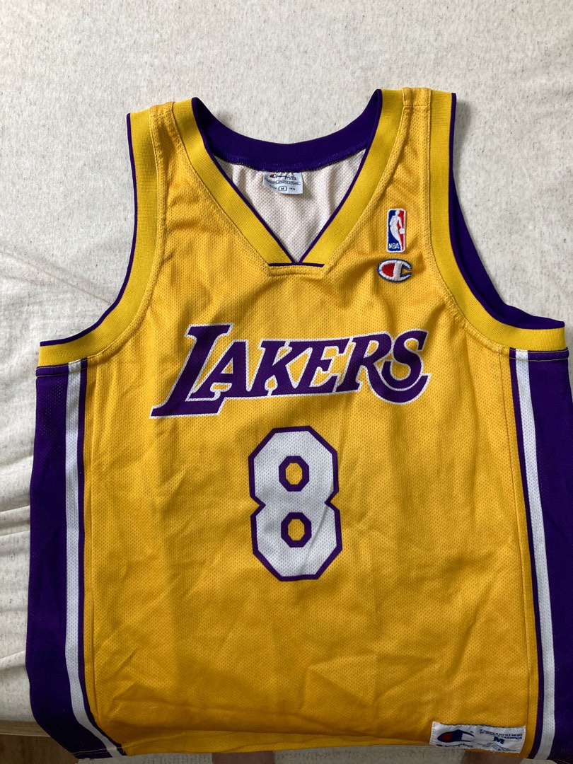 2006-10 AUTHENTIC LA LAKERS BRYANT #24 CHAMPION JERSEY (HOME) M - Classic  American Sports