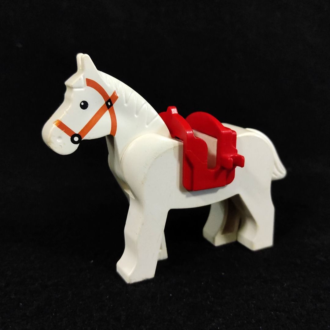 Lego white horse hot sale