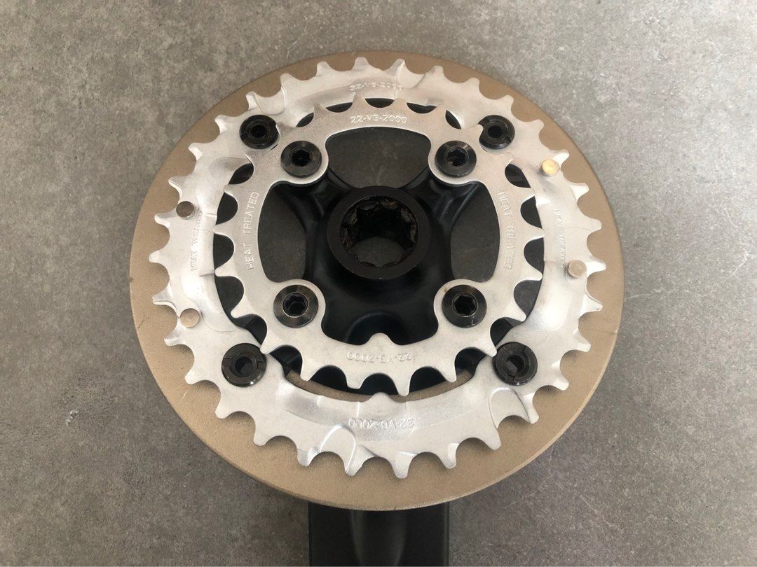 Vintage Retro Bontrager Big Earl ISIS Crank Crankset Mtb Mountain Bike