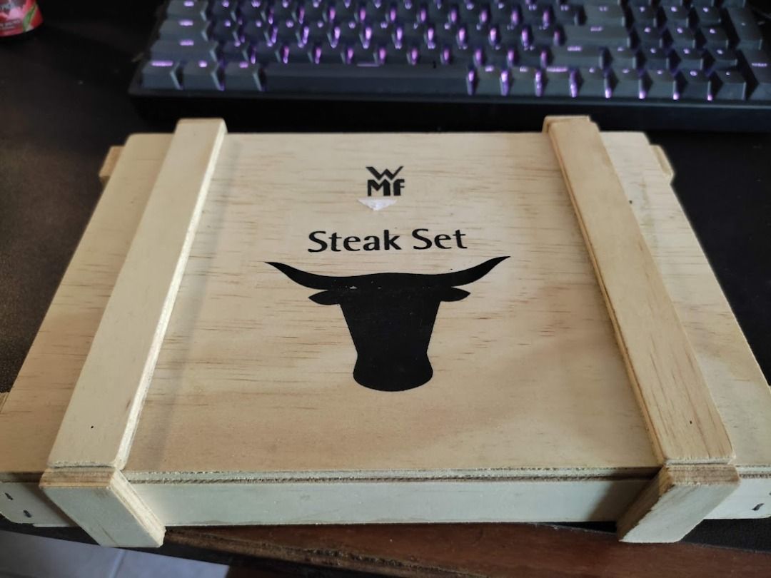 WMF Steak knife and fork set, 12piece, Furniture & Home Living