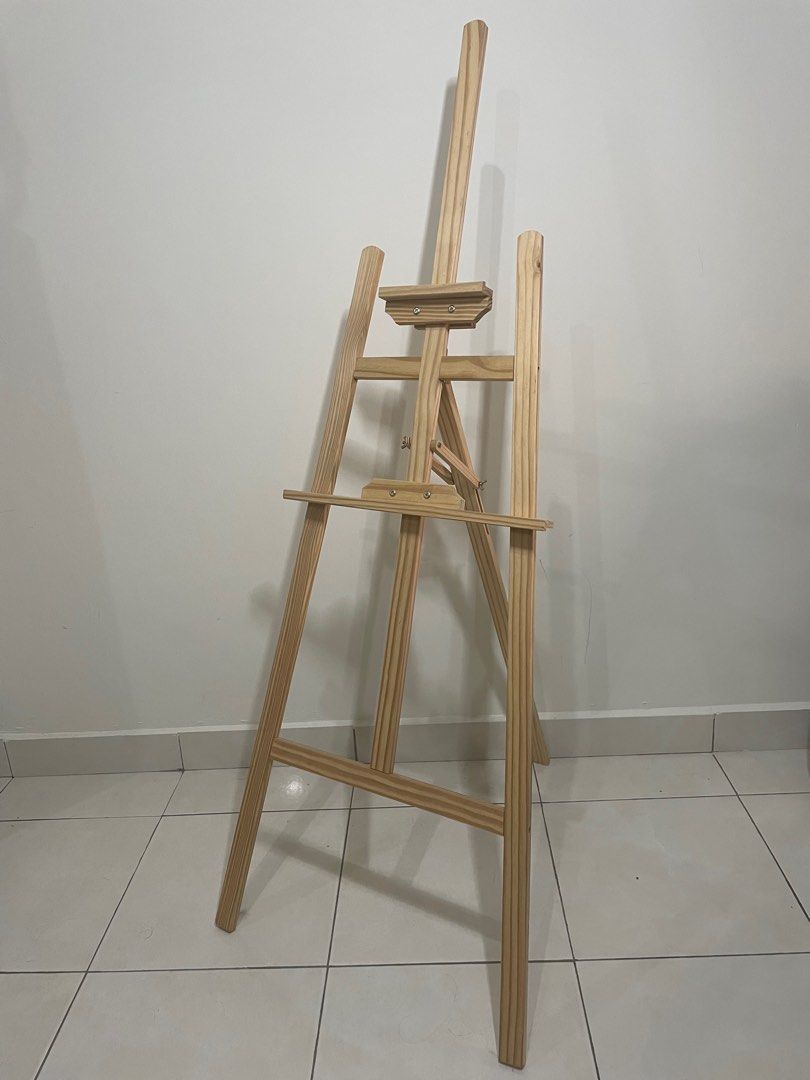 Wooden Easel Stand, Hobbies & Toys, Stationery & Craft, Art & Prints on