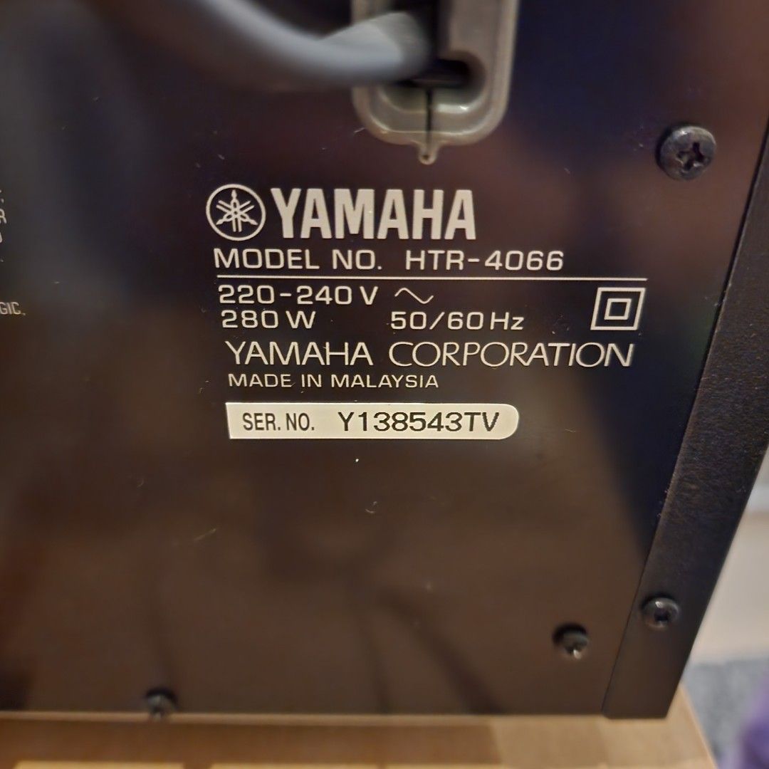 Yamaha HTR4066 Receiver & 5.1 Speakers Set, Audio, Soundbars, Speakers