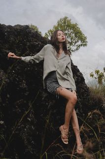 YHF MOONSTONE SHIRT IN GREEN