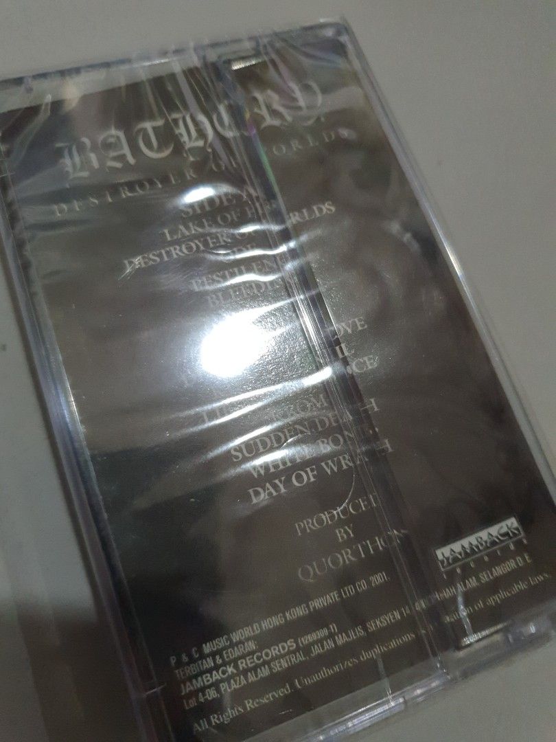 (37) Cassette kaset Rock Black Metal BATHORY, Hobbies & Toys, Music ...
