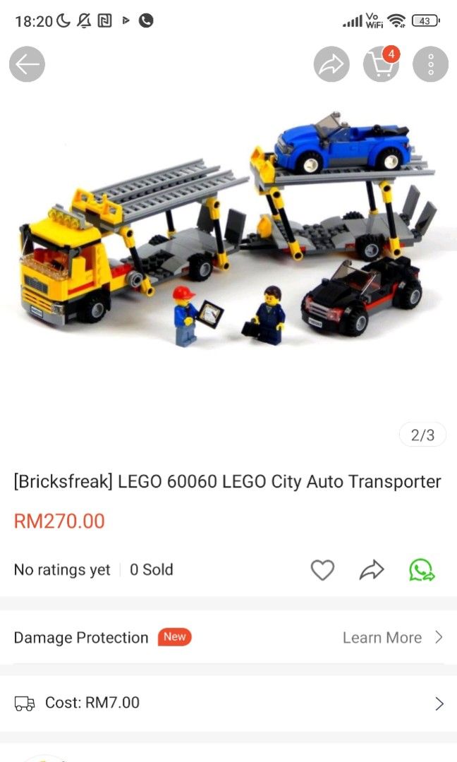 Lego discount autotransporter 60060
