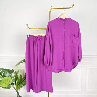AF PREMIUM AIRFLOW CRINKLE ONE SET CAMELIA / ATASAN WANITA TERBARU