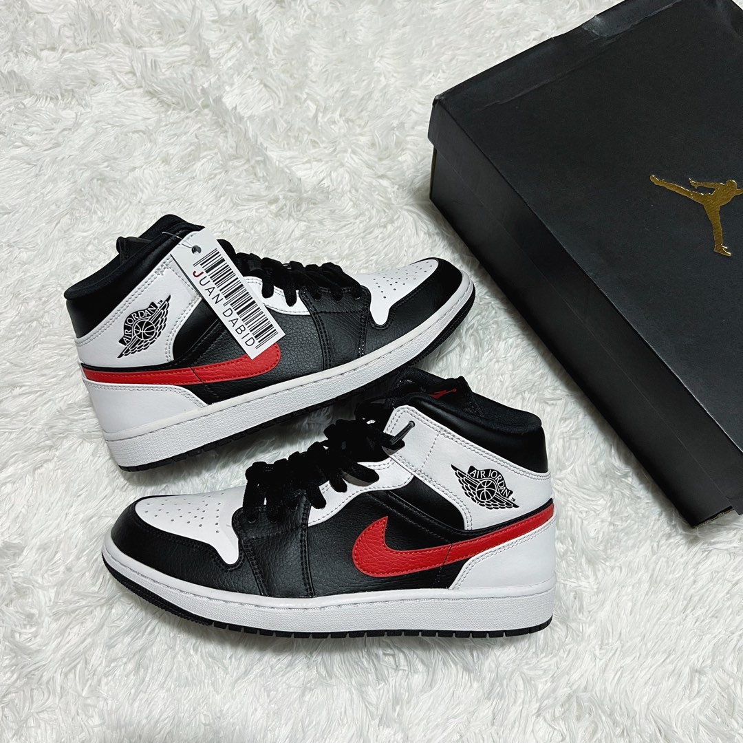 AIR JORDAN 1 MID CHILE RED, Men's Fashion, Footwear, Sneakers on Carousell