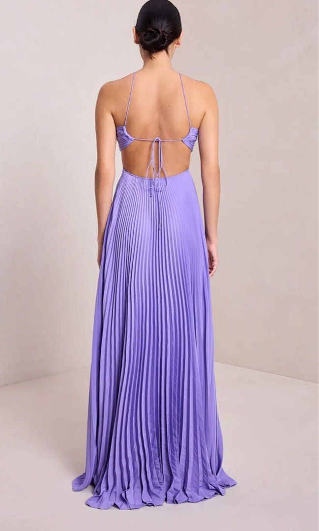Purple maxi cheap evening dress
