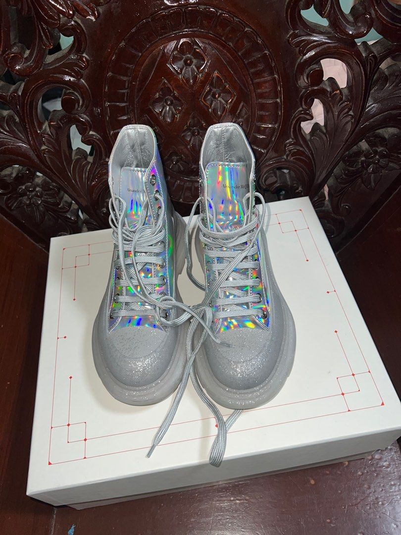 alexander mcqueen holographic shoes