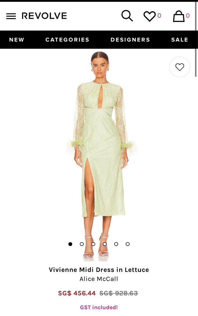 Alice McCall dress Midi Dress in Lettuce size AU8 Women s
