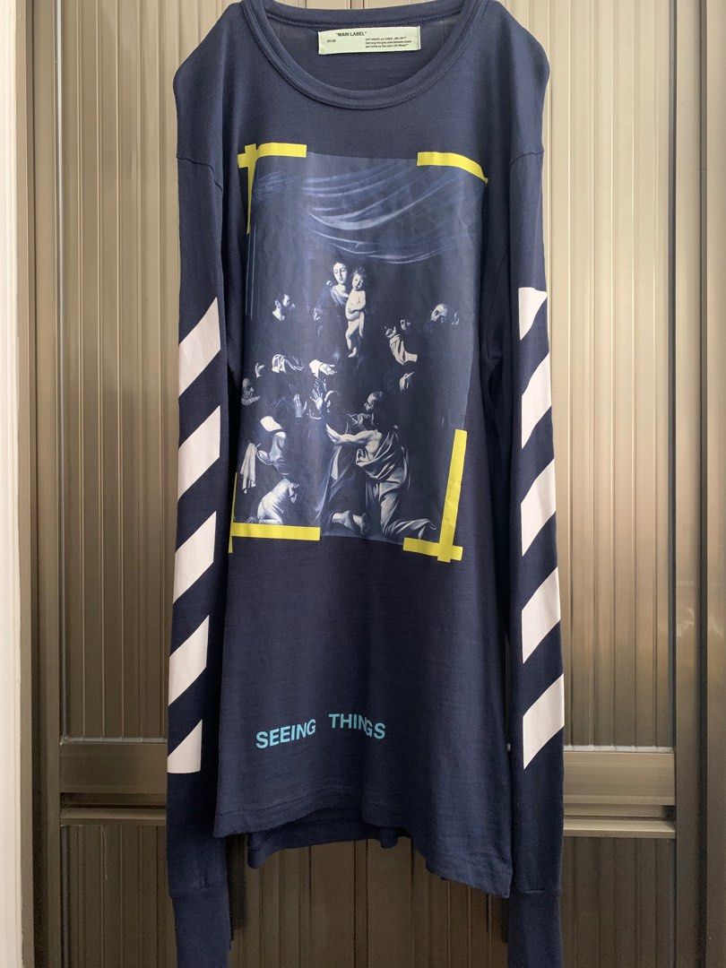 Almost New Off White religious Jesus Virgin Mary god Abloh Italy
