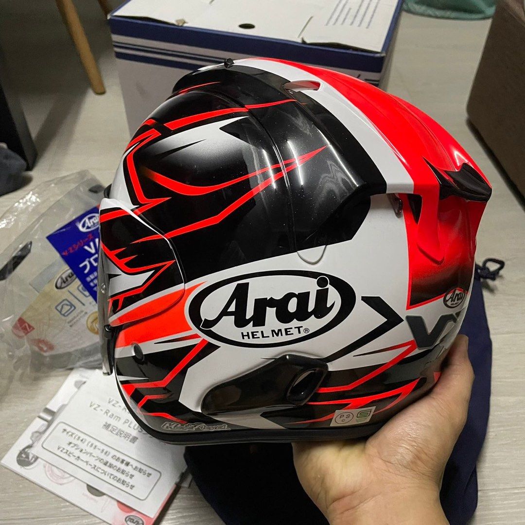 Arai ghost red hotsell