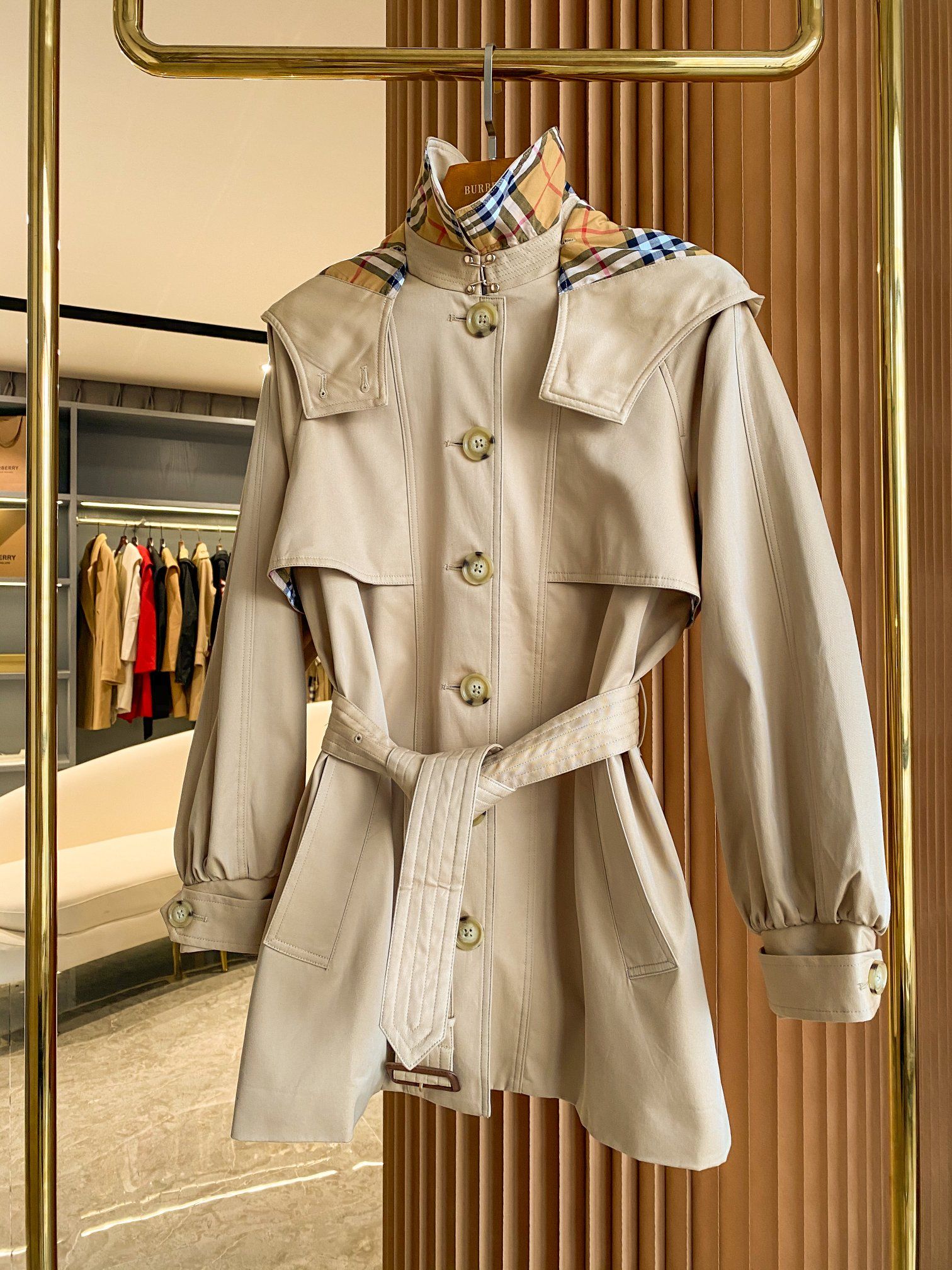 Burberry cotton twill trench coat hot sale