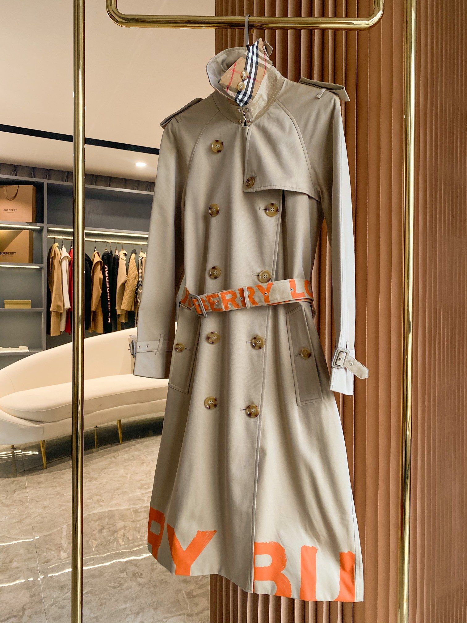 Gabardine burberry hotsell