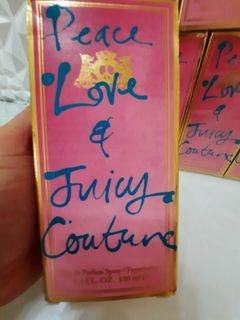Authentic from CANADA Peace Love & Juicy Couture Eau De Parfum Spray for Women 100ml