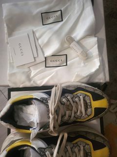 Authentic Gucci GG Supreme Rhyton sneakers