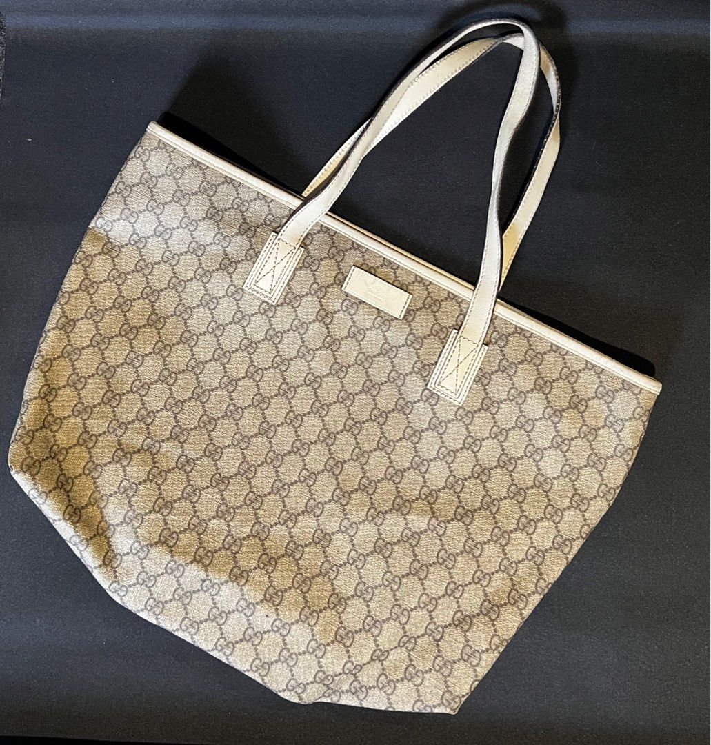 authentic gucci small tote bag, Luxury, Bags & Wallets on Carousell