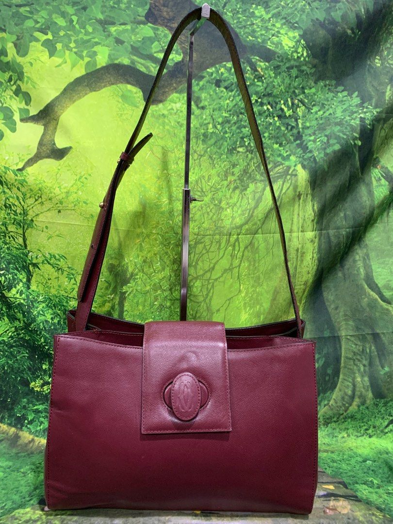 Authentic Vintage Cartier Shoulder Bag, Luxury, Bags & Wallets on Carousell