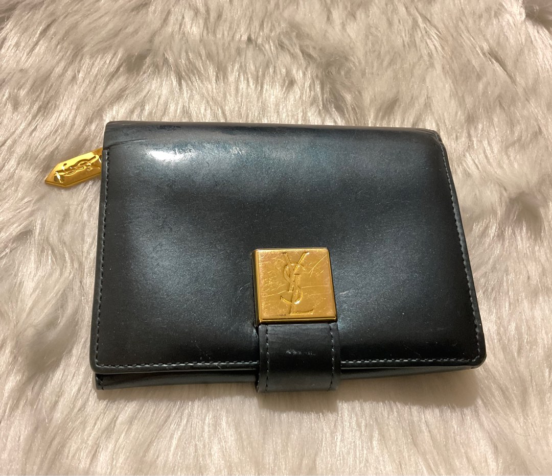 Authentic vintage YSL wallet on Carousell