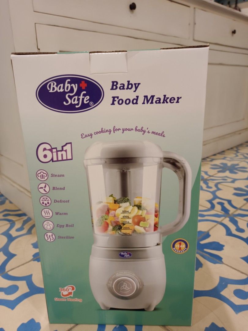 Baby safe food .aker processor 6in1, Bayi & Anak, Perawatan & Makanan
