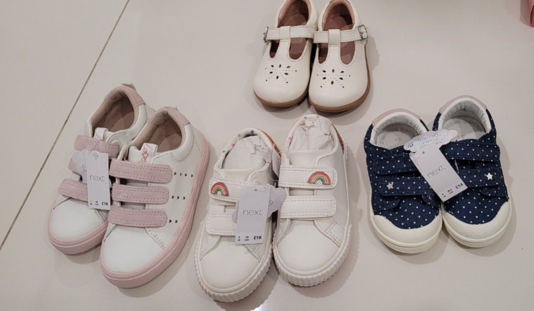 BN Next Baby Infant Toddler Kids Shoes sizes 4 6 7