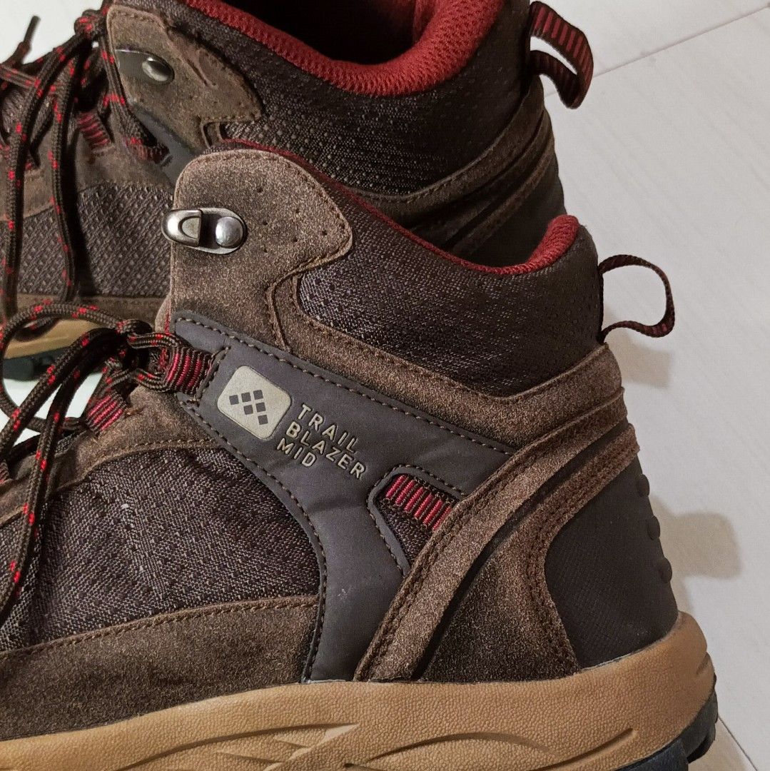 BASEKAMP TRAIL BLAZER MID CUT HIKING SHOES, SANDUGO NECK WALLET WITH