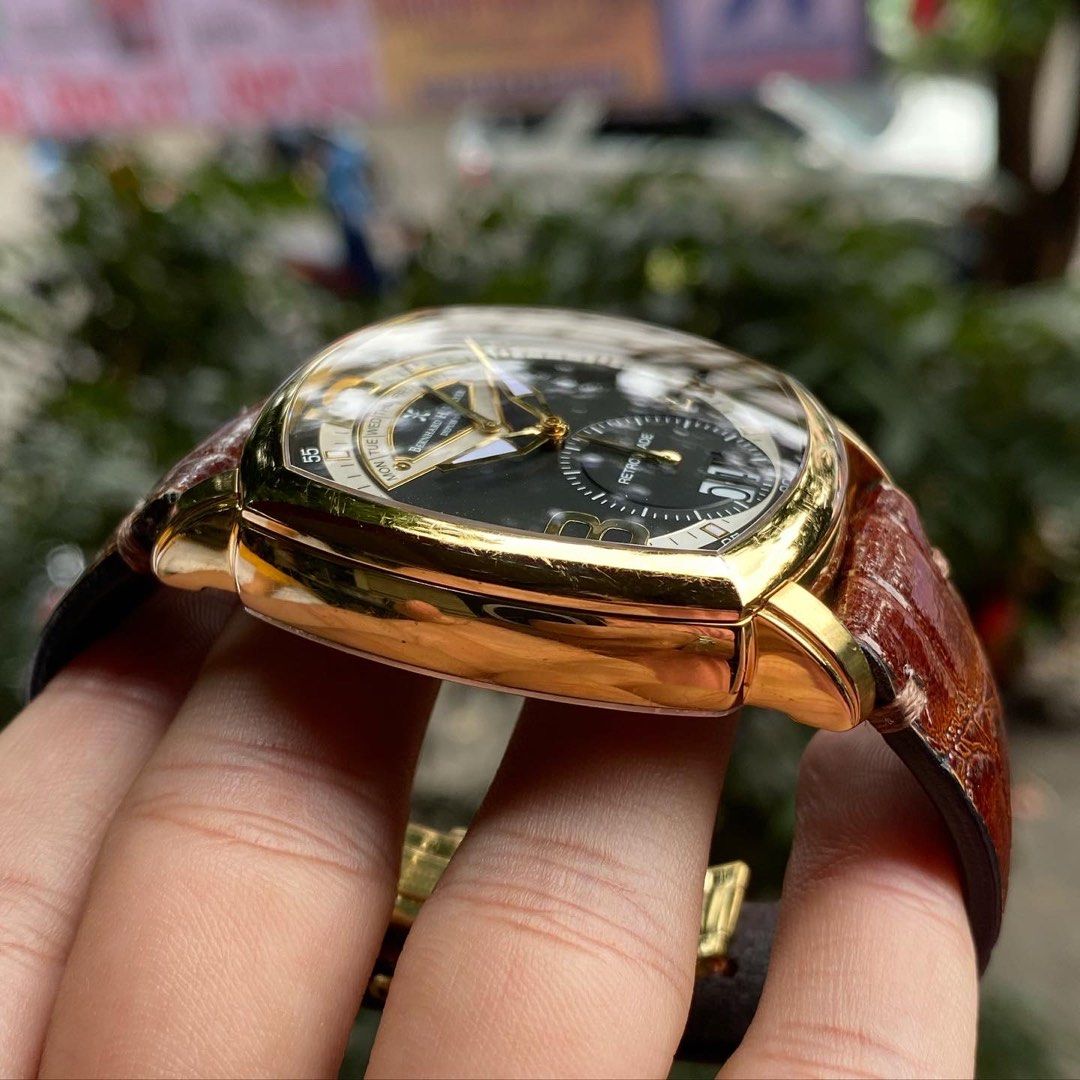 Bernhard H. Mayer Retrograde Limited Edition Ref. B5103 Quartz Movement Dim. 40x43mm