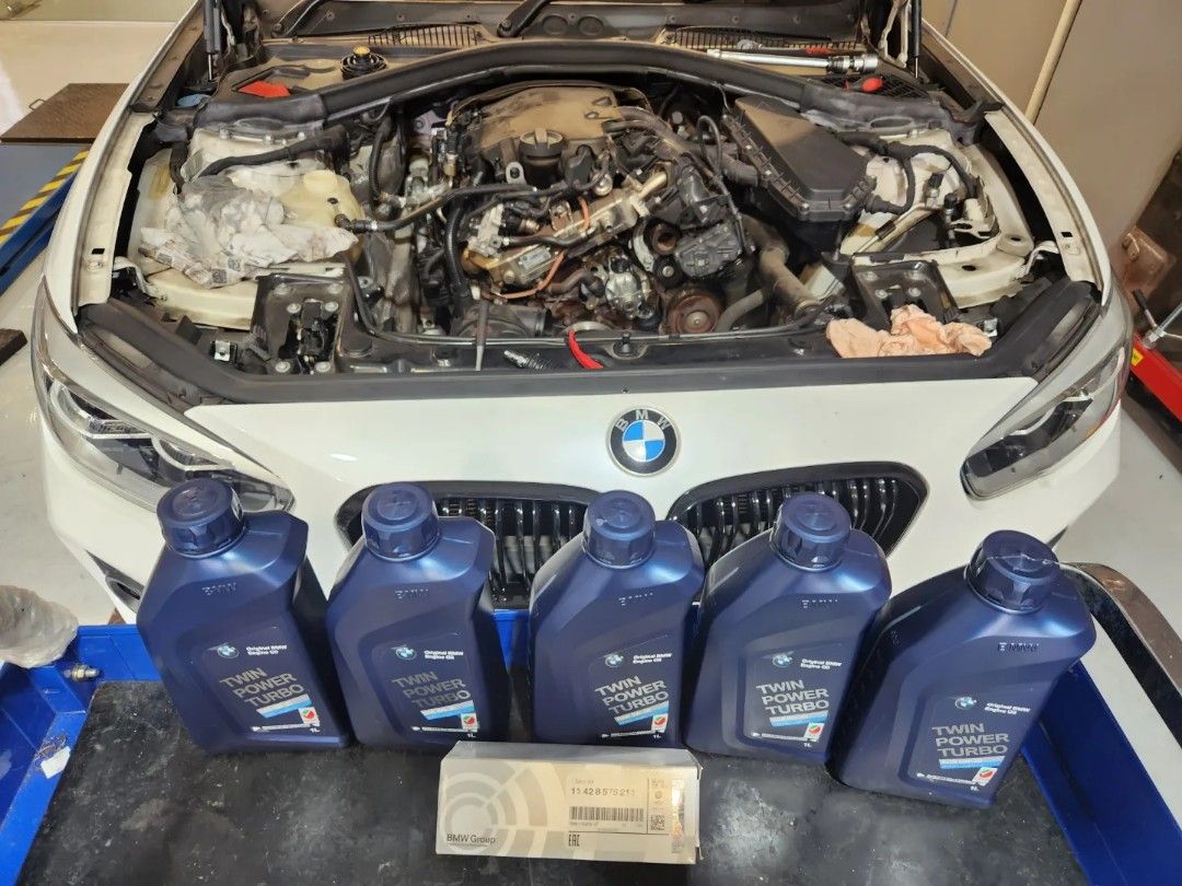 BMW F20 116D Coolant Leaking *Replace Thermostat, Coolant Pump, Coolant