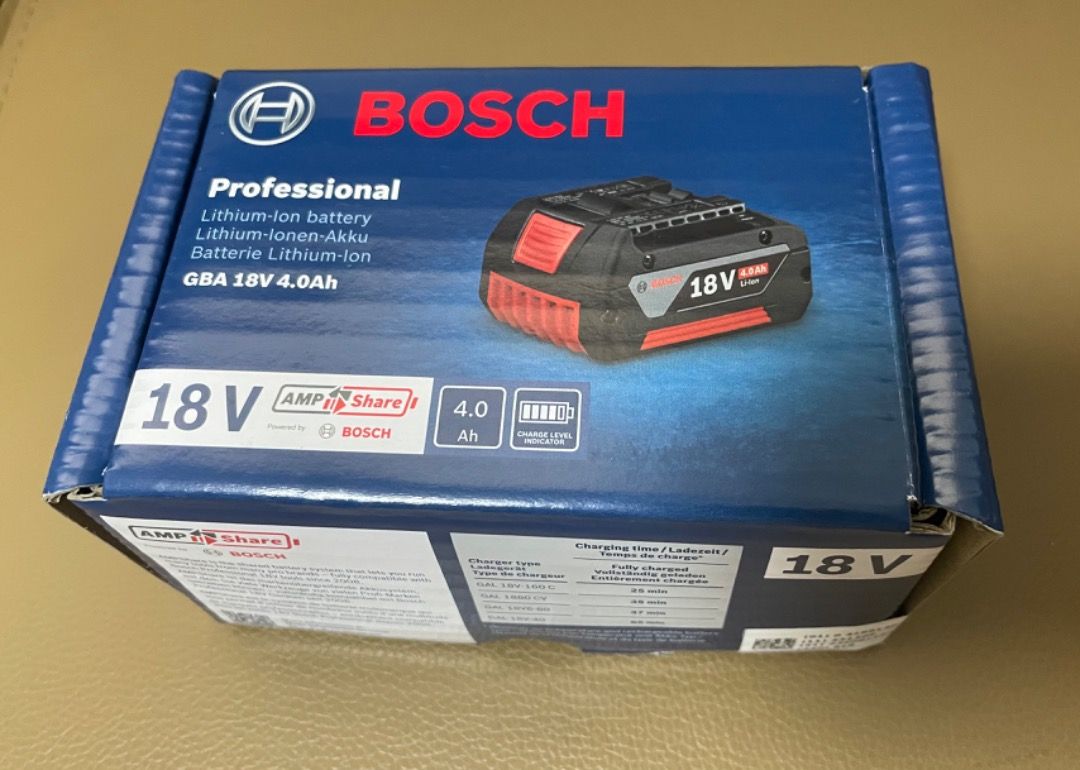 Bosch 18v 4.0Ah Battery, Commercial & Industrial, Construction Tools