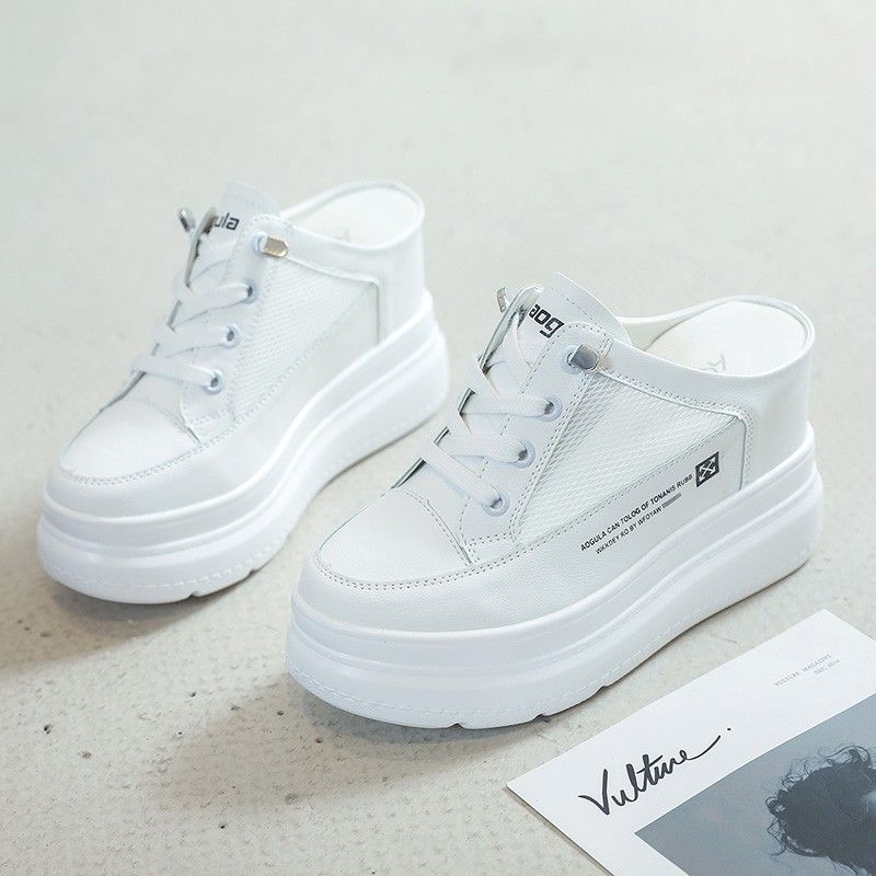 Brand new white high heels sneaker sandal size 36