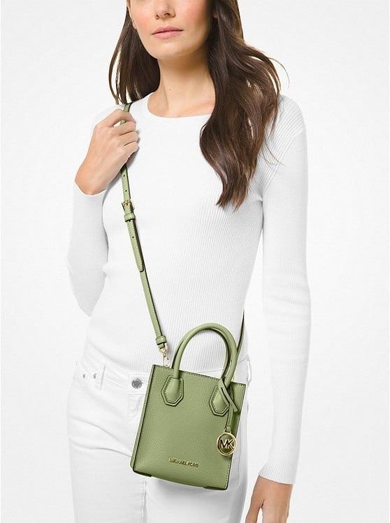 Brand New Authentic Michael Kors Mercer Extra Small Pebbled