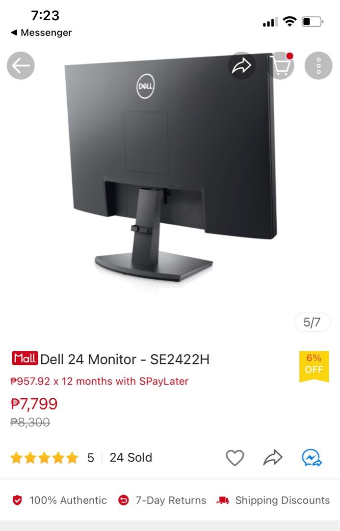 Dell 24 Monitor - SE2422H