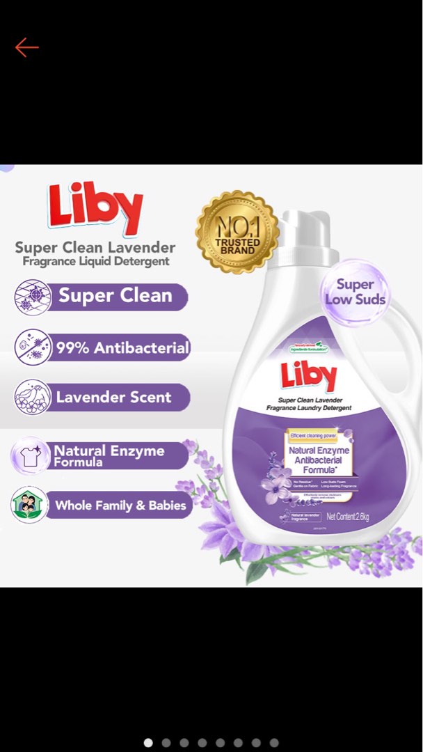 Brand new Liby Super Clean Lavender Fragrance Laundry Detergent