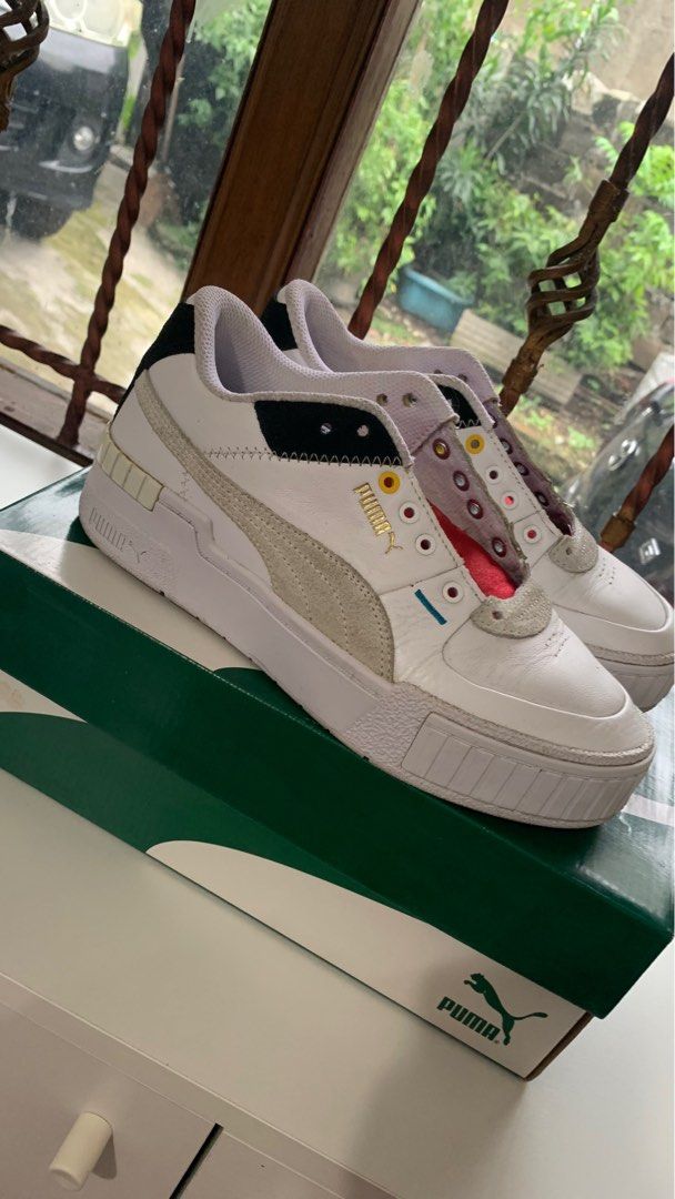 Cali Sport WH Wn s Puma White Puma Black 37390801 Fesyen Wanita